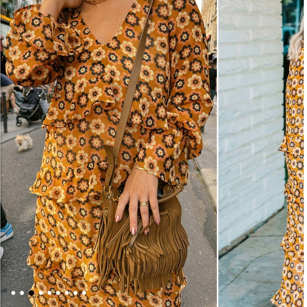 SHOW ME YOUR MUMU-XL FLOWER DRESS